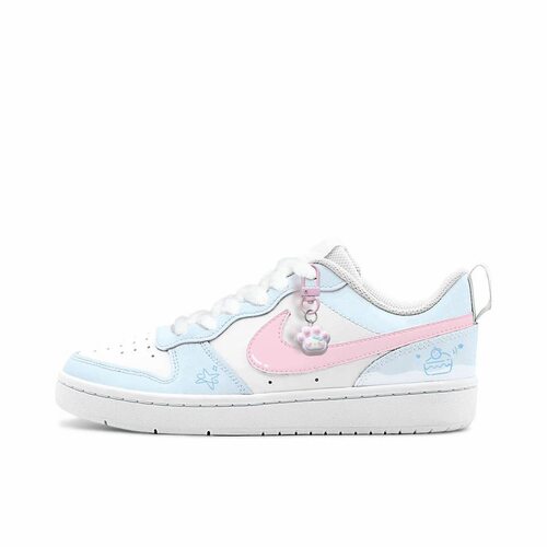 【定制球鞋】 Nike Court Borough 2 板鞋  奶油小方 BQ5448-100