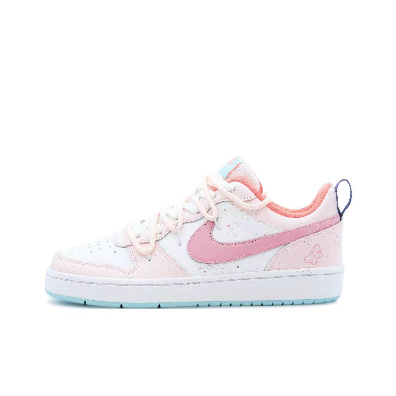 【定制球鞋】Nike Court Borough 溢梵桁芽 晚睡仙女 BQ5448-112