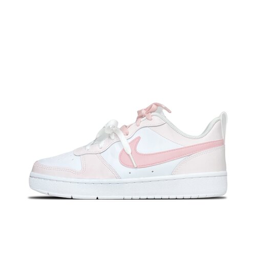 NikeCourt低帮杏粉白篮球鞋