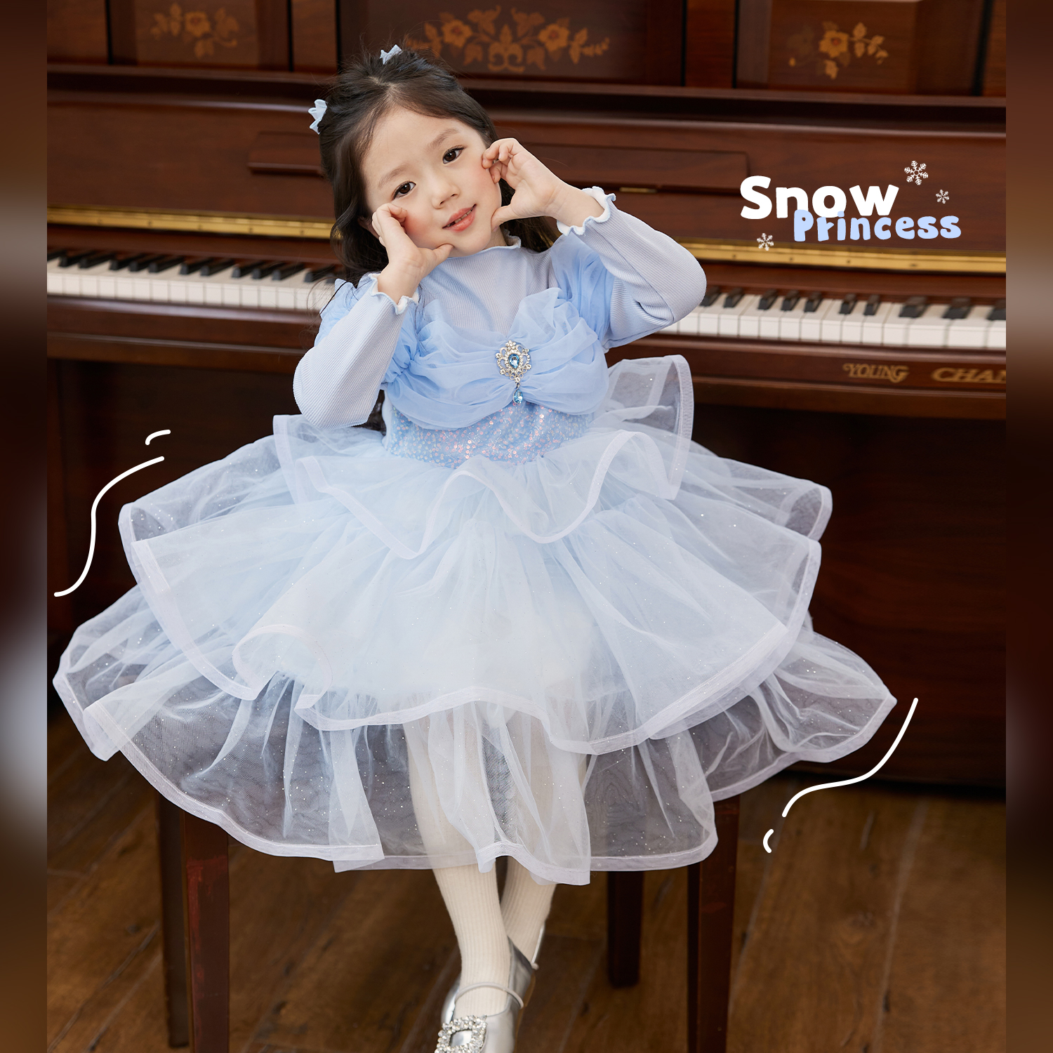 【冰雪公主】luson连衣裙女宝宝