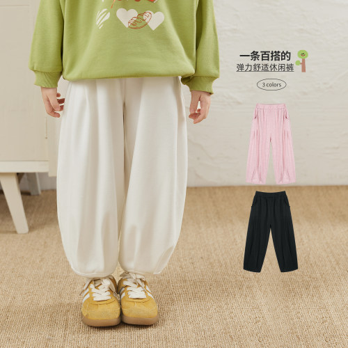 luson弹力休闲裤女宝宝春季新款