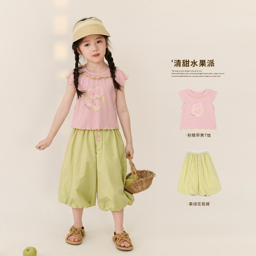 小O宝OKids童装女宝宝套装清新