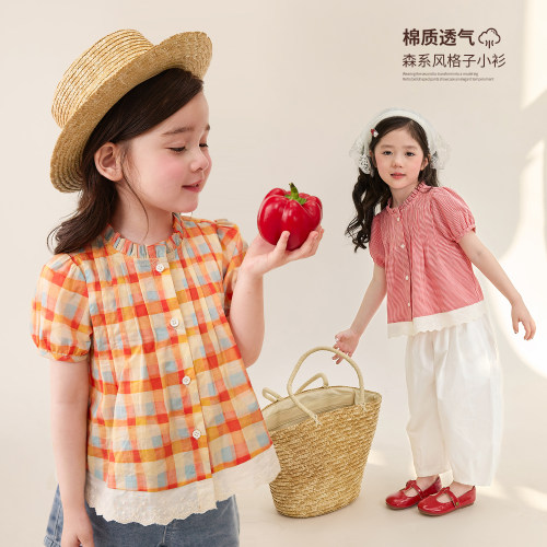 小O宝OKids童装女宝宝森系风小衫
