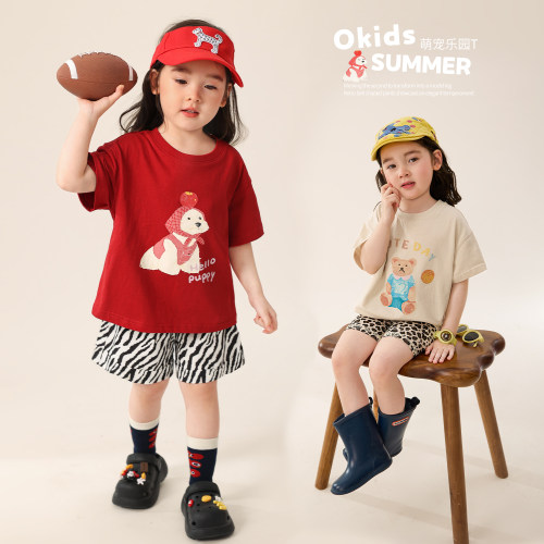 小O宝Okids童装女宝宝短袖可爱