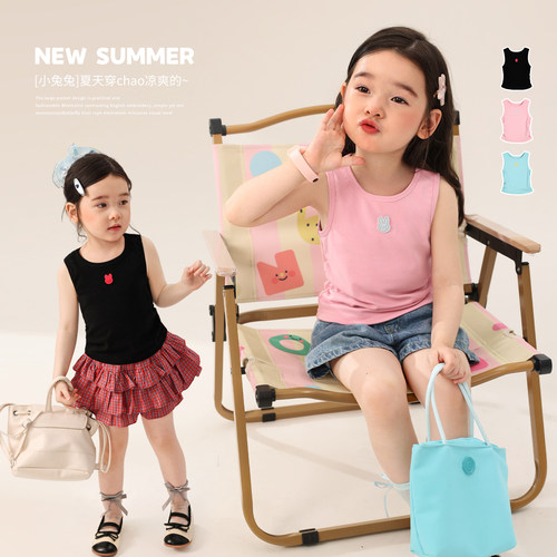小O宝OKids童装女宝宝夏季背心