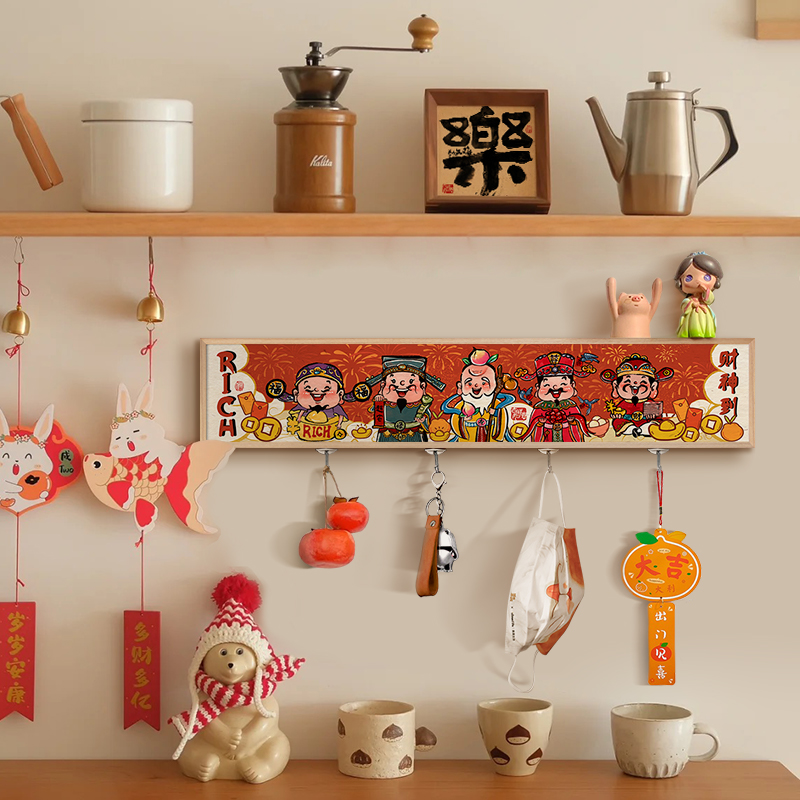 卓雅艺术入户玄关国潮定制收纳