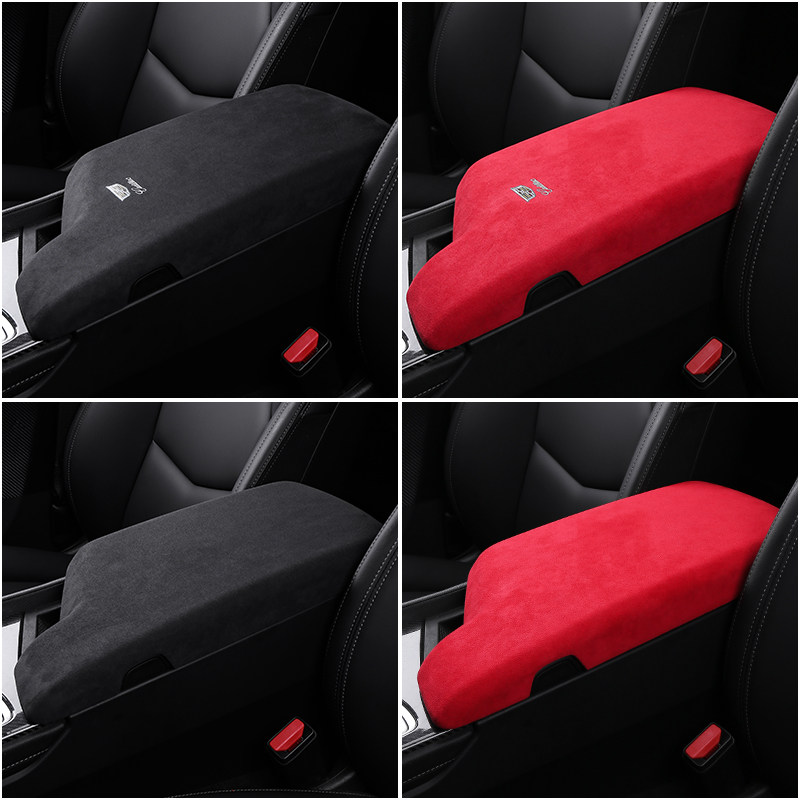 凯迪拉克ct5扶手箱盖套翻毛皮