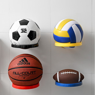 篮球收纳架家用免打孔放球的架子足球挂墙摆放支架球类收纳置物架