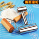 不锈钢擀面杖榉木滚轮滚筒饺子皮用压面皮烘焙双头擀面神器擀面棍