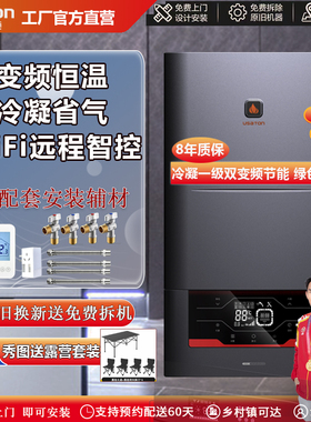 阿诗丹顿冷凝壁挂炉 天然气 家用 壁挂炉采暖热水两用一级节能效