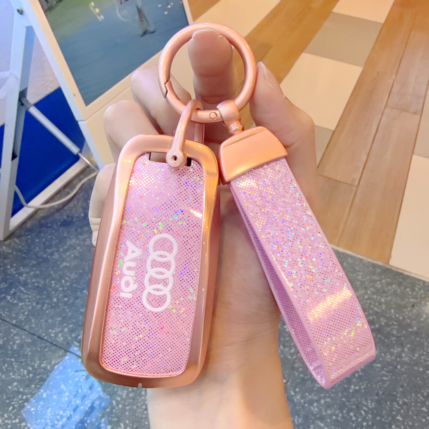 适用于奥迪钥匙套LS金属壳