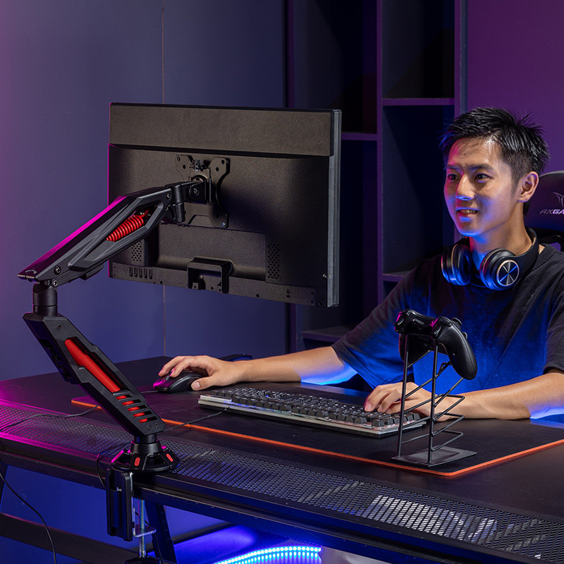 日本山业显示器支架免打孔