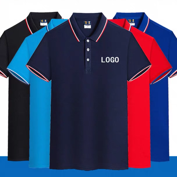 polo衫企业工作服定制印LOGO夏季翻领短袖男女工衣团体衫刺绣diy