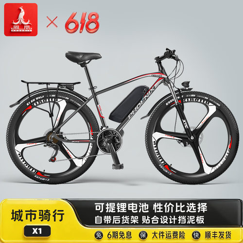 凤凰助力山地电动自行车