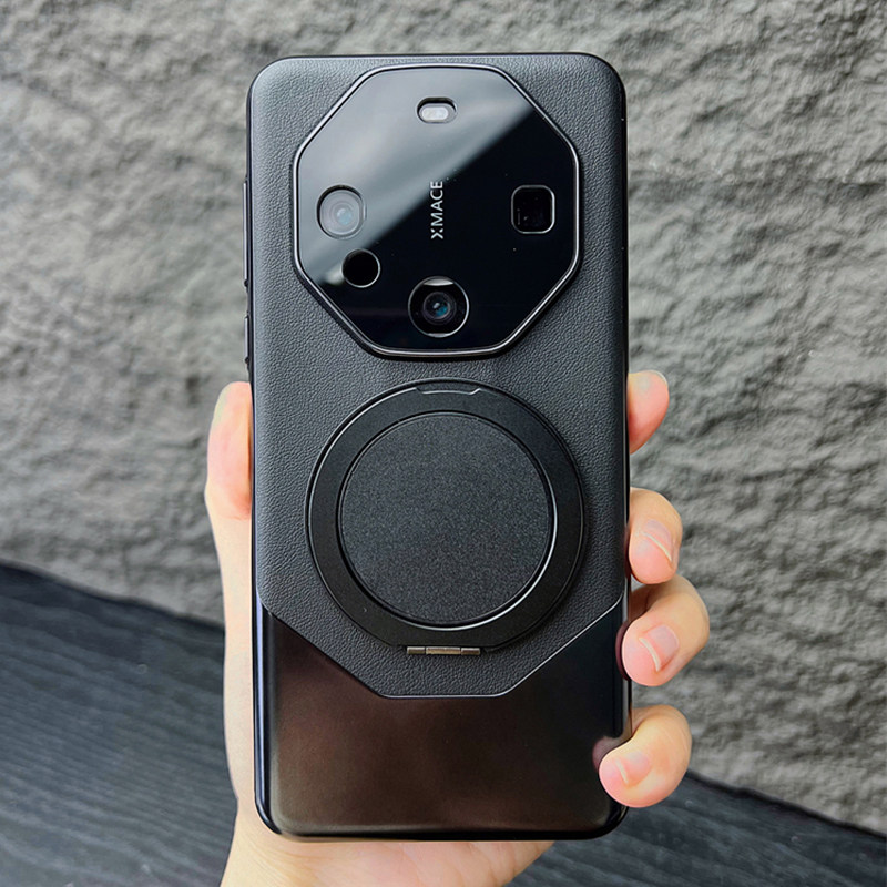 适用华为mate60rs非凡大师手机壳新款创意磁吸无线充电旋转支架40rs保时捷保护套镜头全包防摔50pro秒变高档