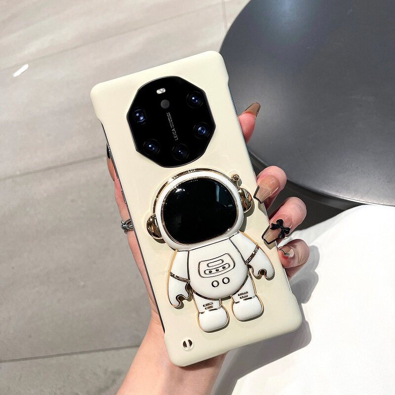 宇航员支架适用于华为保时捷mate40rs手机壳超薄无边框60非凡大师保护套防摔半包潮pro高级感m70男女简约新款