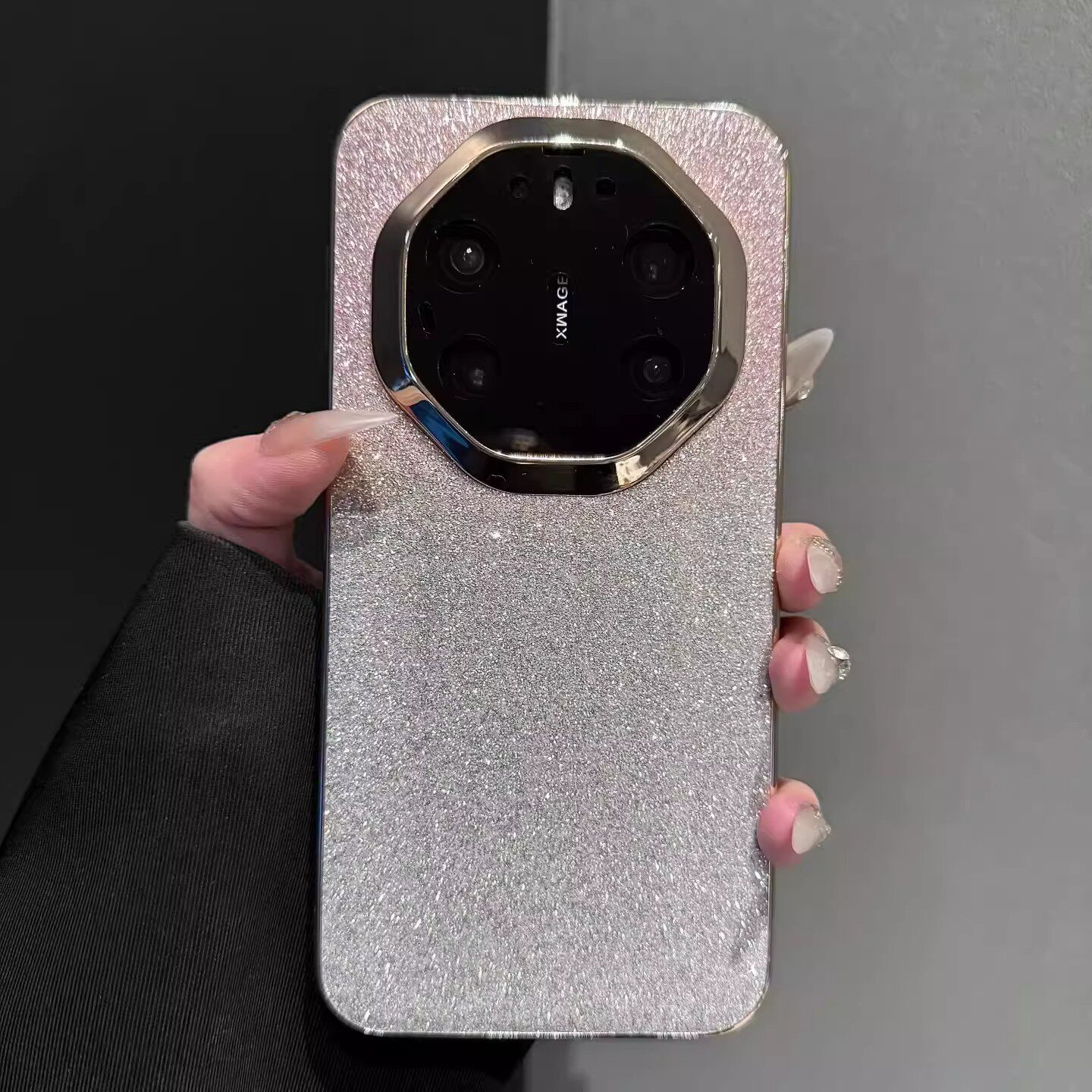 适用于华为mate80rs非凡大师手机壳新款镜头全包奢华女款网红ins风渐变闪粉闪钻70rs保护套创意高档60rs外壳