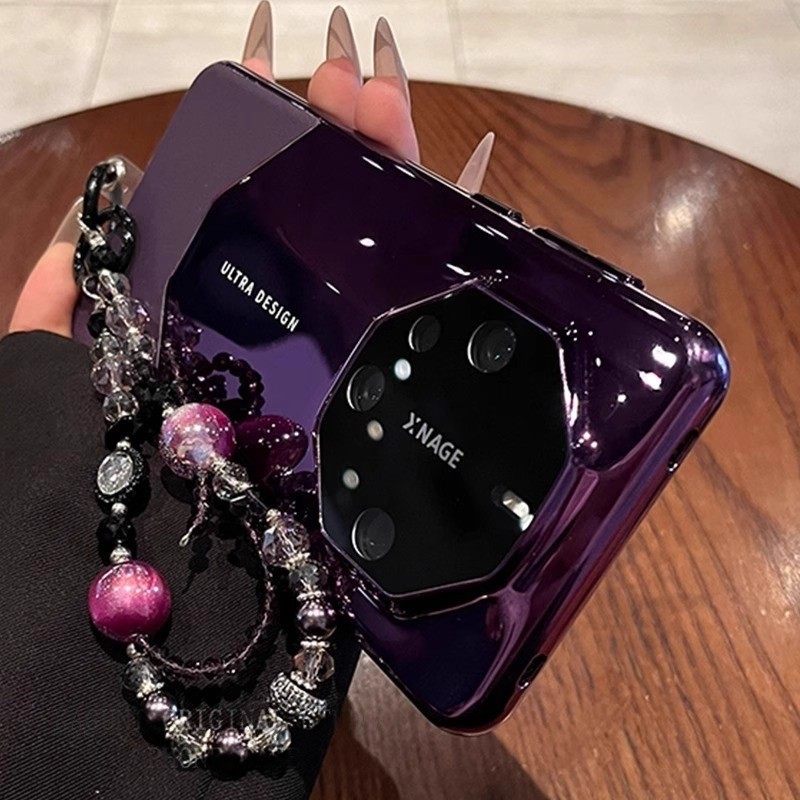 适用于华为mate60rs非凡大师手机壳新款奢华创意女款高档网红时尚暗紫色琉璃水晶手提链70镜头全包防摔保护套,3C数码配件,手机保护套/壳,淘宝优惠券,粉丝福利购,淘宝优惠卷