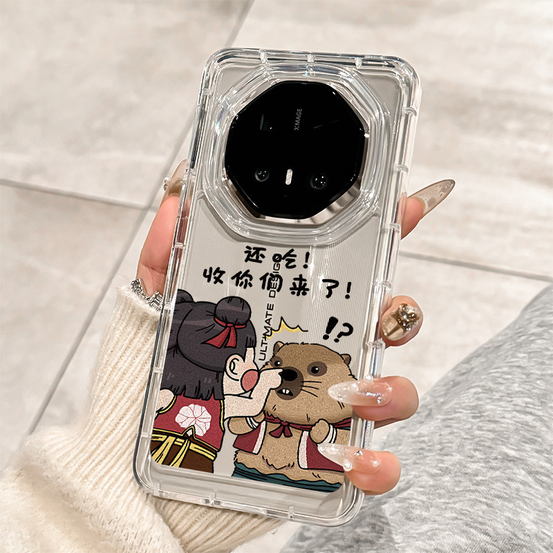 适用华为mate70RS非凡大师手机壳新款透明超火哪吒2动漫创意个性60保时捷保护套四角气囊防摔全包男女可爱潮