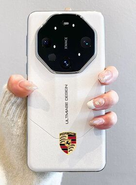 适用于华为mate70rs非凡大师手机壳新款镜头全包商务简约保时捷标男士女款60保时捷保护套防摔高档真皮超薄潮