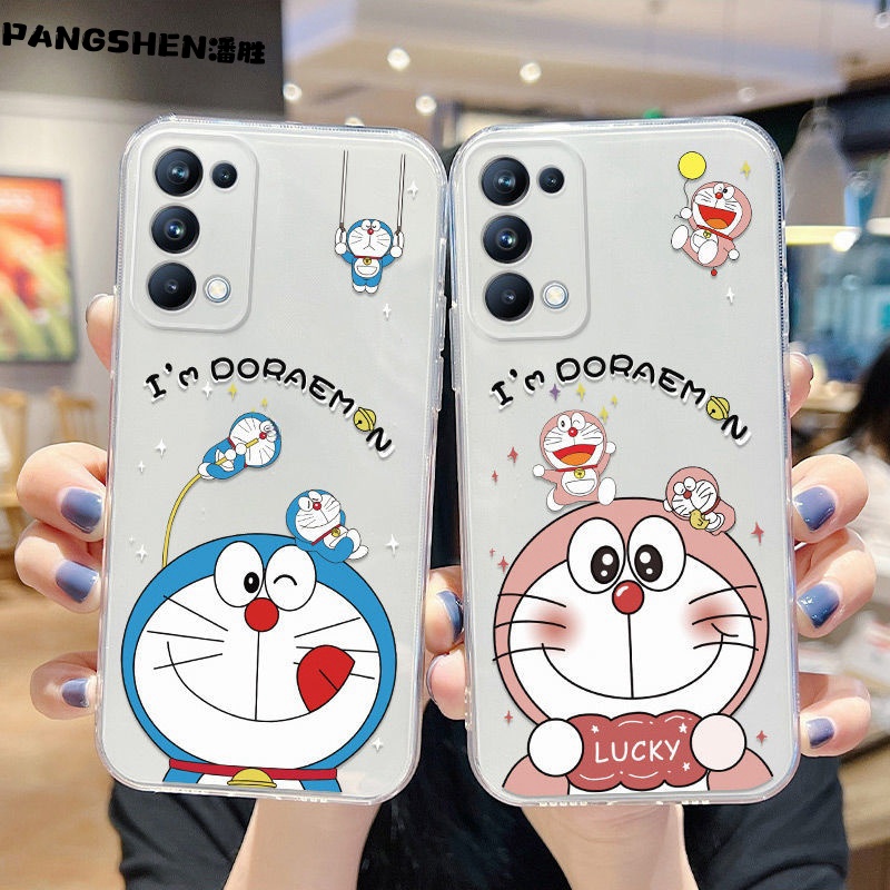 适用oppoReno5卡通情侣手机壳