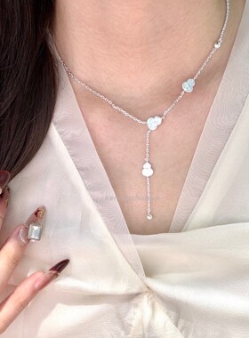 S925纯银新年福禄碎冰冰流苏葫芦项链复古宫廷风精致高级感