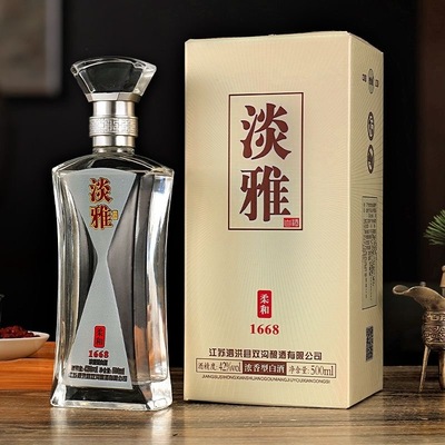一整箱六瓶淡雅酒柔和酒双沟酿酒500ml浓香型正宗42度白酒盒装