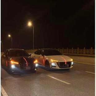 全新23 24款红旗H6中网流光灯改装LED流水灯发光标机盖装饰旗标灯