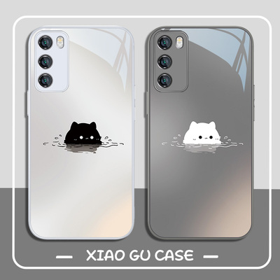 黑猫白猫情侣新款手机壳