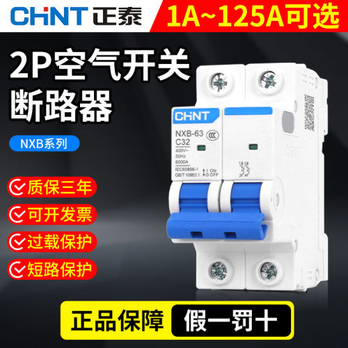 正泰空气开关NXB-63正品大功率