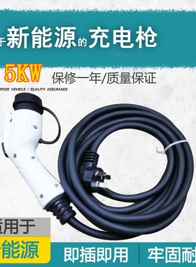 CheHeJia适用于知豆欧拉众泰奇瑞江淮新能源电动汽车充电器充电枪