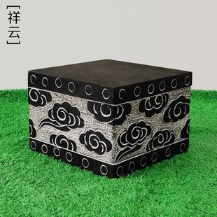 青石柱墩方形石头石柱子底座柱础石墩柱顶石实心柱基空心定制庭院