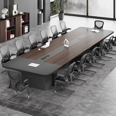 会议桌长桌简约现代大小型板式