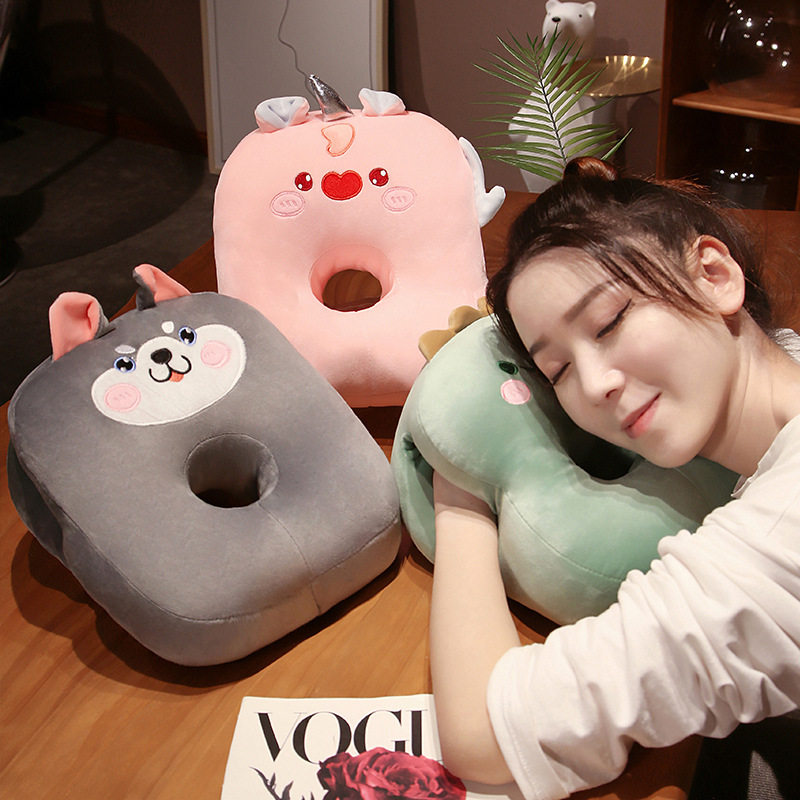 睡觉小枕头办公室午睡神器男女生趴桌子午休趴枕学生教师睡觉抱枕