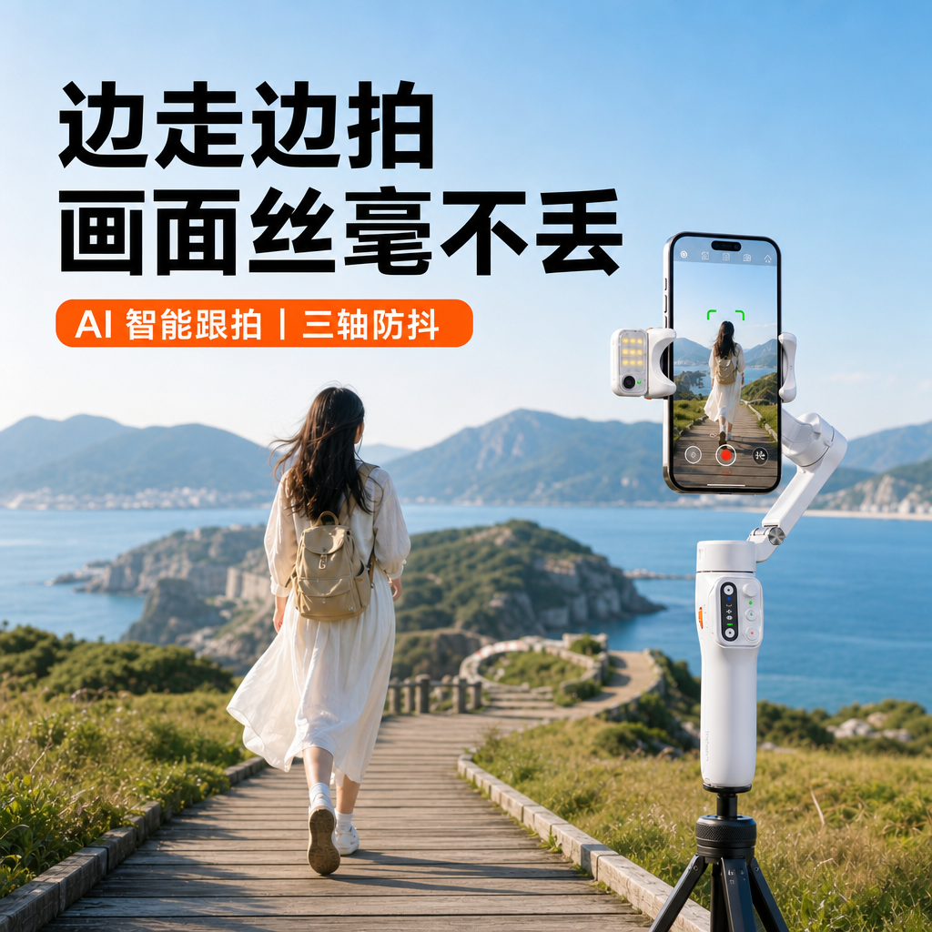 手机旅拍云台拍照不求人