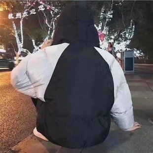 2024秋冬季 棉衣外套拼接潮流宽松学生面包服男女保暖棉袄 新款 男装