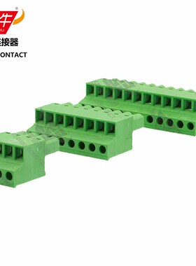 5.0mm插拔式PCB接线端子台KF2EDGKC/FRONT-MSTB2.5-ST凤凰接线柱
