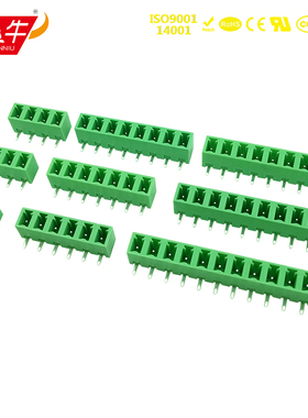 5.08mm插拔式PCB接线端子台15EDGRC/KF2EDG15R/MC1.5-G凤凰接线柱