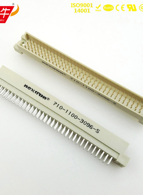 Nextron正凌精工96P欧式插座396直针板对板连接器710-1100-3096-S