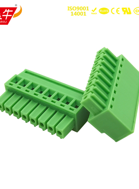 YN15EDGKB/EC350RL/KF2EDGKB/MCVW1.5 ST插拔式3.5mmPCB接线端子