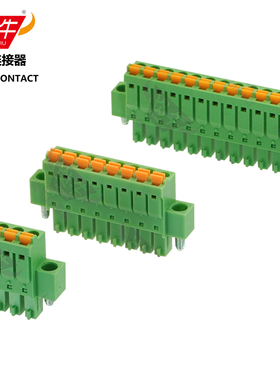 YN15EDGKNM/KF2EDGKNM/FMC1.5-STF炎牛PCB接线端子3.81mm弹簧凤凰