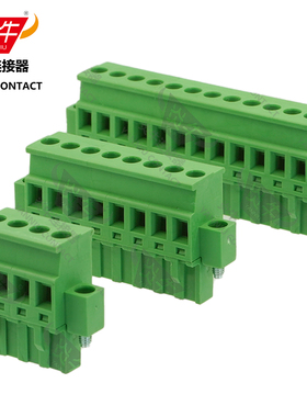 5.08mm插拔式PCB接线端子台KF2EDGKAM/MSTBR2.5-STF凤凰铜接线柱