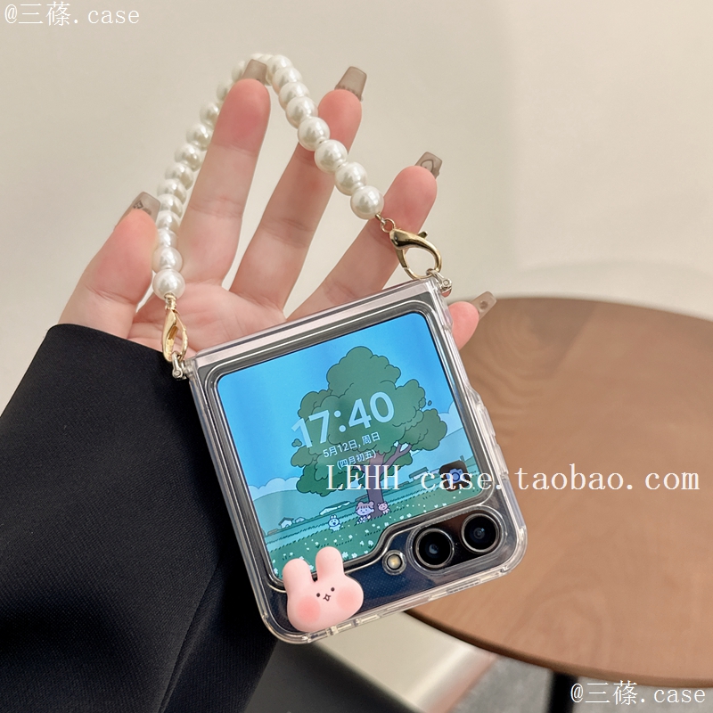 适用三星zflip6简约手机壳