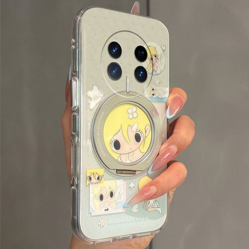 野有上秋适用华为荣耀magic8proair手机壳mgaic8rsr保时捷设计7por卡通play10c带9t旋转8t磁吸6支架honor秋子