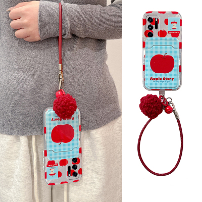 适用oppofindn5手机壳findn3flip蓝色findn2格纹findn5flip红色findn2flip苹果findn3折叠屏findn卡包oppo女