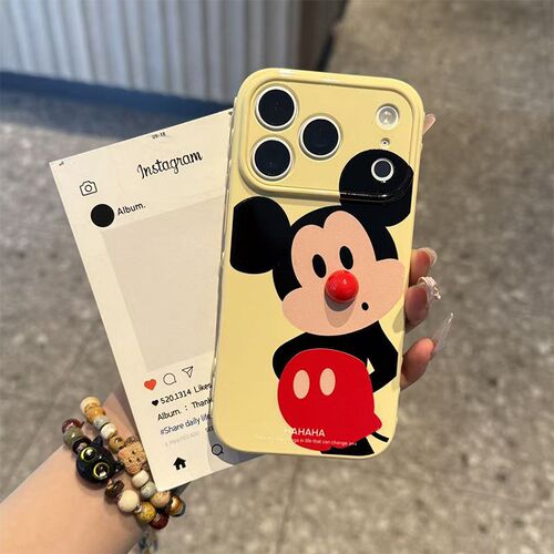 动漫米奇适用oppoa6pro手机壳a6max卡通a6i立体a6gt鼻子a93s侧边a58x爱心a72a32大视窗a96a93硅胶a56a55a3女p