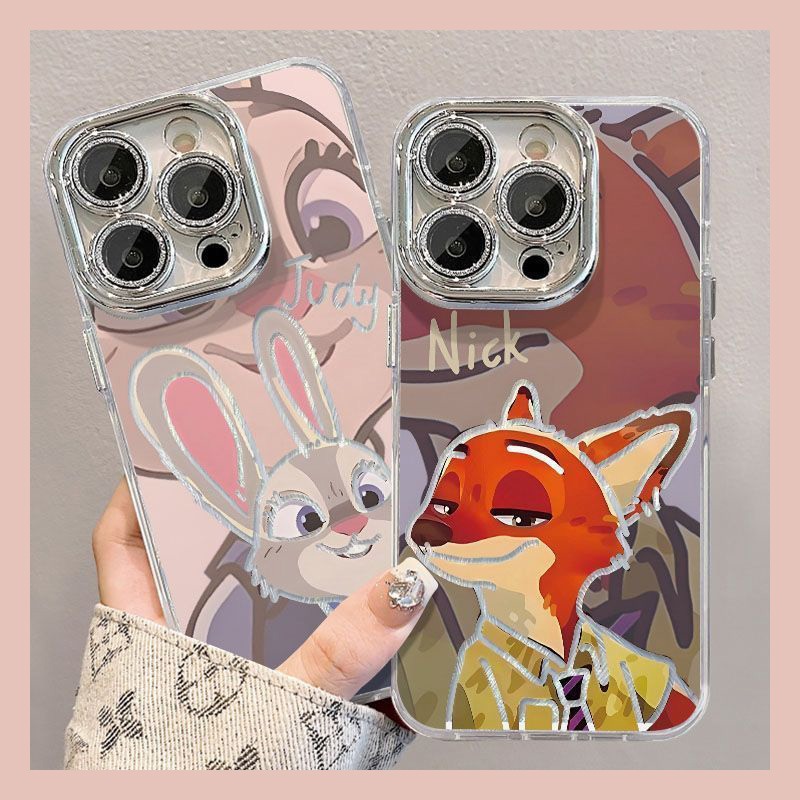 手机壳硅胶羽纱疯狂动物城卡通情