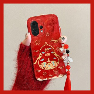 2026葫芦流苏适用vivos50手机壳s30promini中国风s20pro新年s19马年s18e红色s17t好运s16s15国潮s12s10女vivo