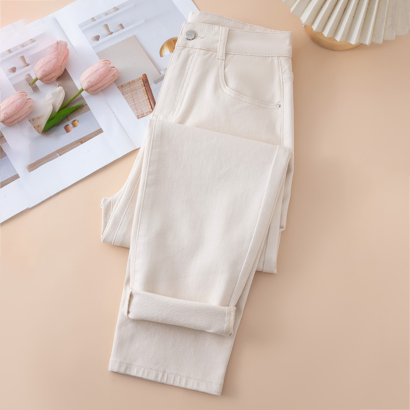 专注女裤10年品质哈伦老爹牛仔裤