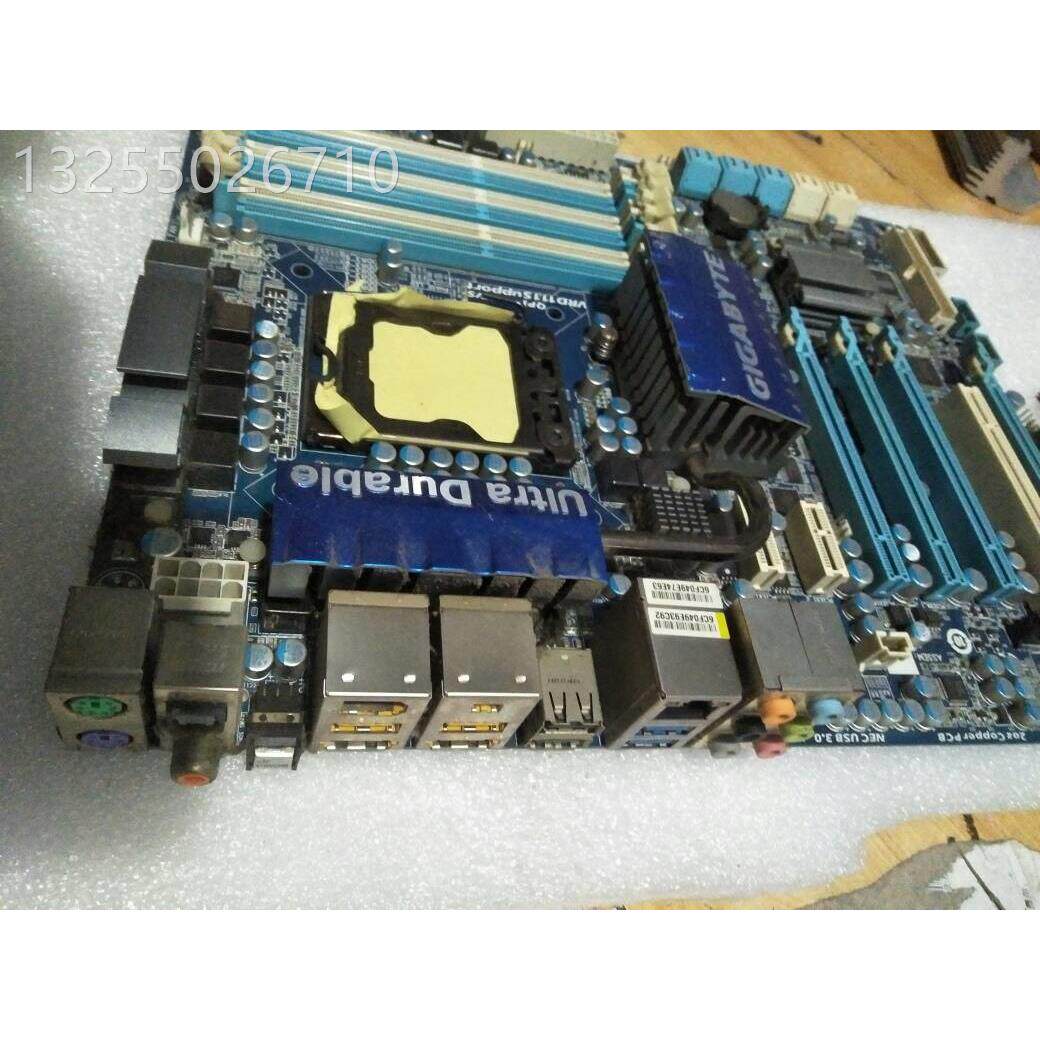 技嘉 ga-x58a-ud3r 主板支持1366针 ddr3 功能正常 现货 原装拆机